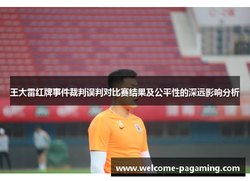 王大雷红牌事件裁判误判对比赛结果及公平性的深远影响分析