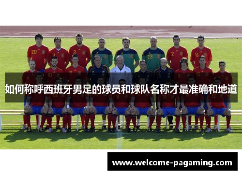 如何称呼西班牙男足的球员和球队名称才最准确和地道